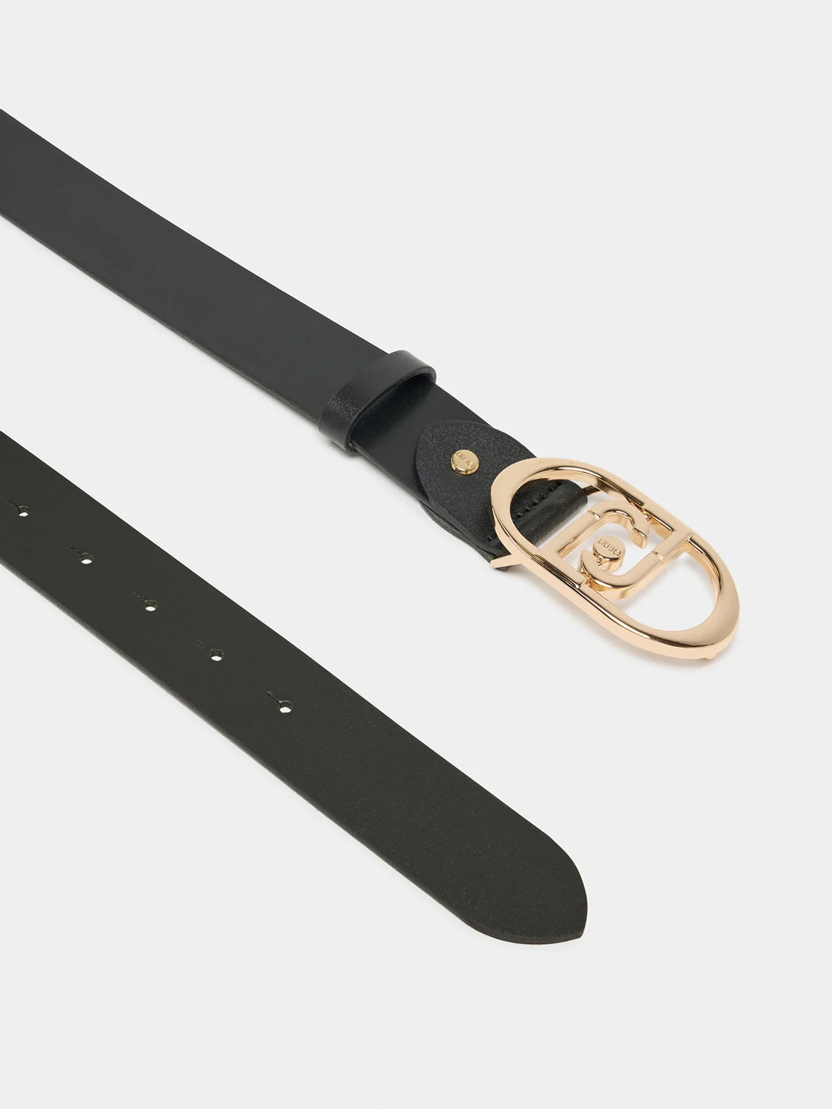 LIU JO ACCESSORIES Cintura Donna  AF5242P0062 B1848 NERO/BRASS GOLD - Image 3