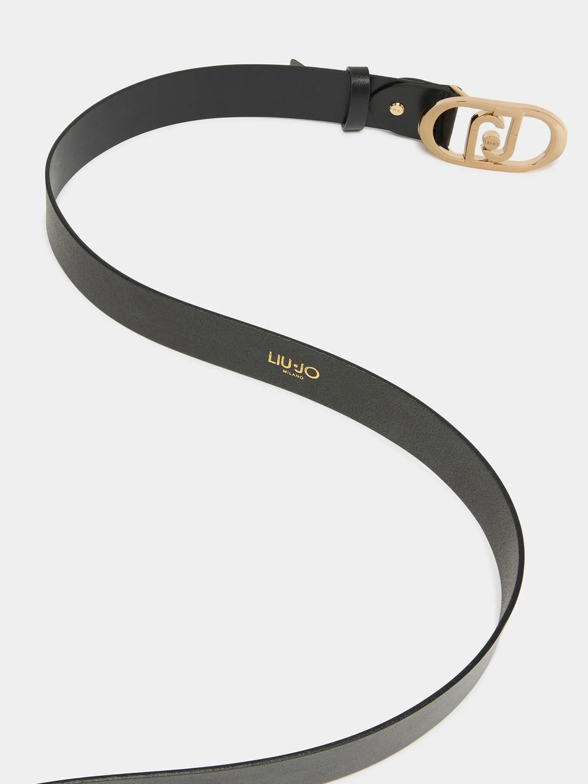 LIU JO ACCESSORIES Cintura Donna  AF5242P0062 B1848 NERO/BRASS GOLD - Image 5
