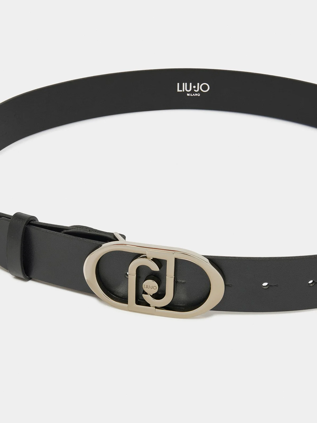 LIU JO ACCESSORIES Cintura Donna  AF5242P0062 D6299 Nero/steel - Image 3