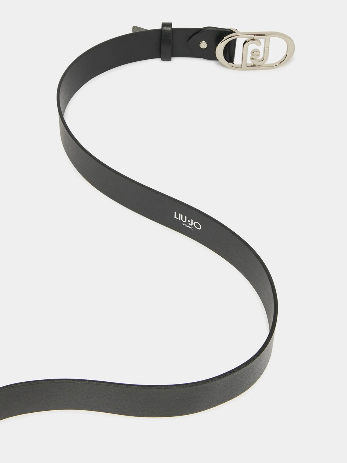 LIU JO ACCESSORIES Cintura Donna  AF5242P0062 D6299 Nero/steel - Image 4