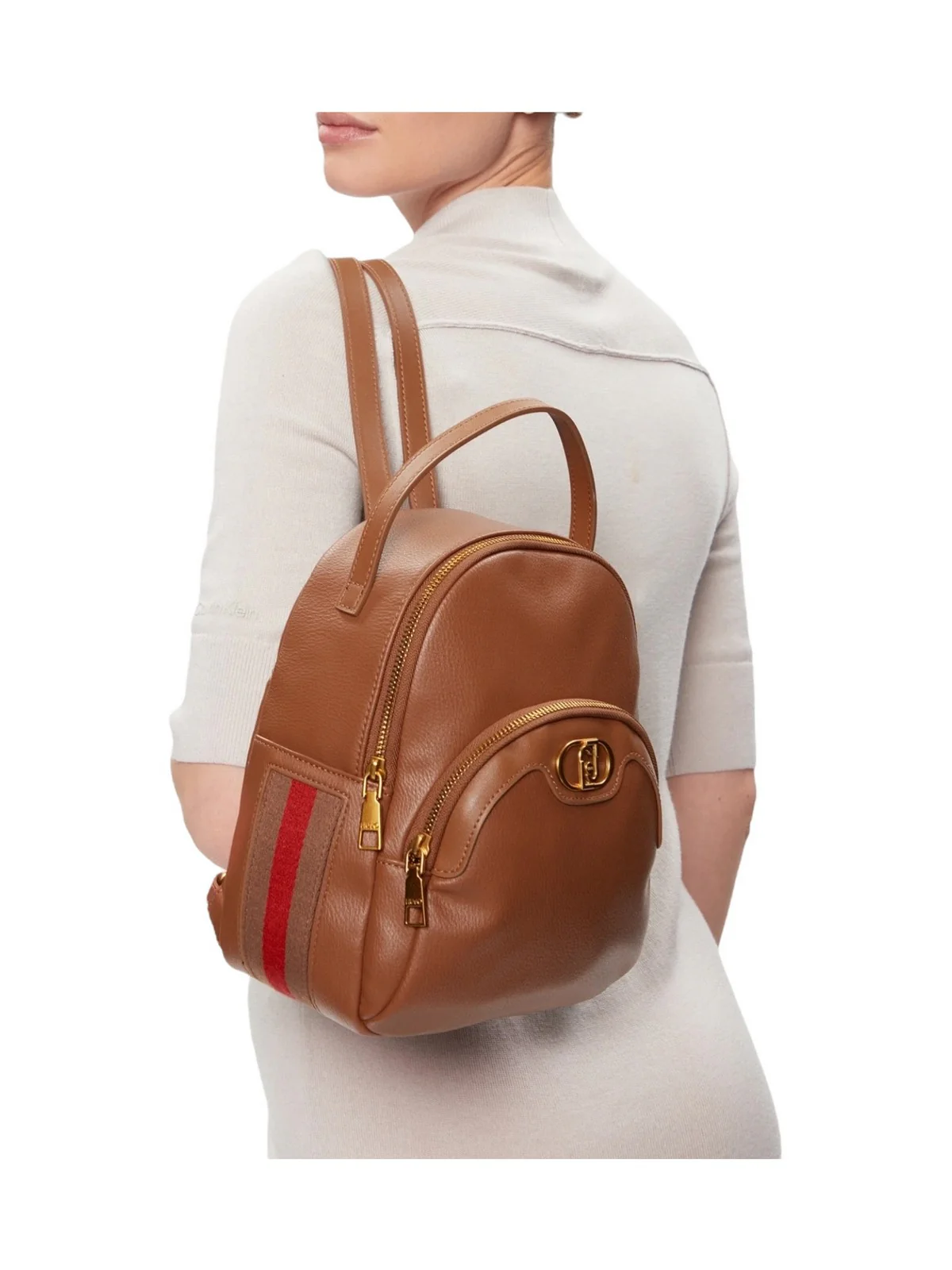 LIU JO ACCESSORIES Zaino Donna  AA4029E0031 X0282 Marrone - Image 4