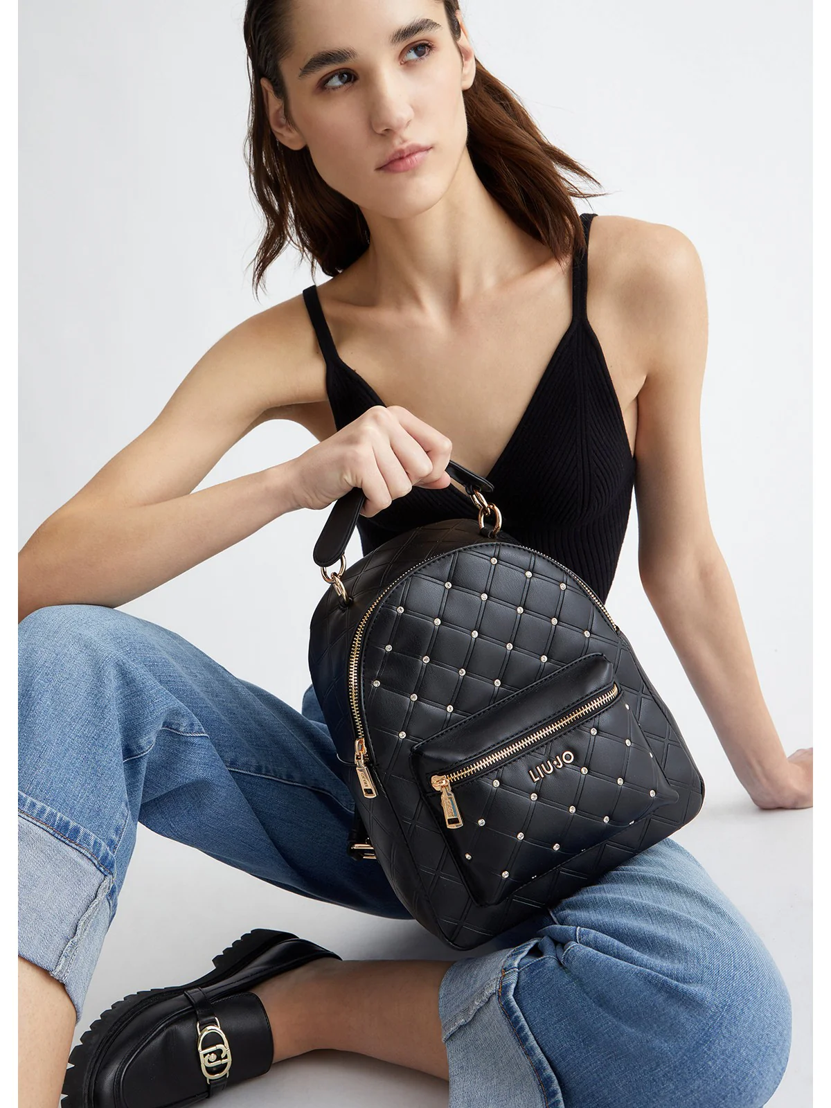 LIU JO ACCESSORIES Zaino Donna  AA4184E0426 22222 Nero - Image 6