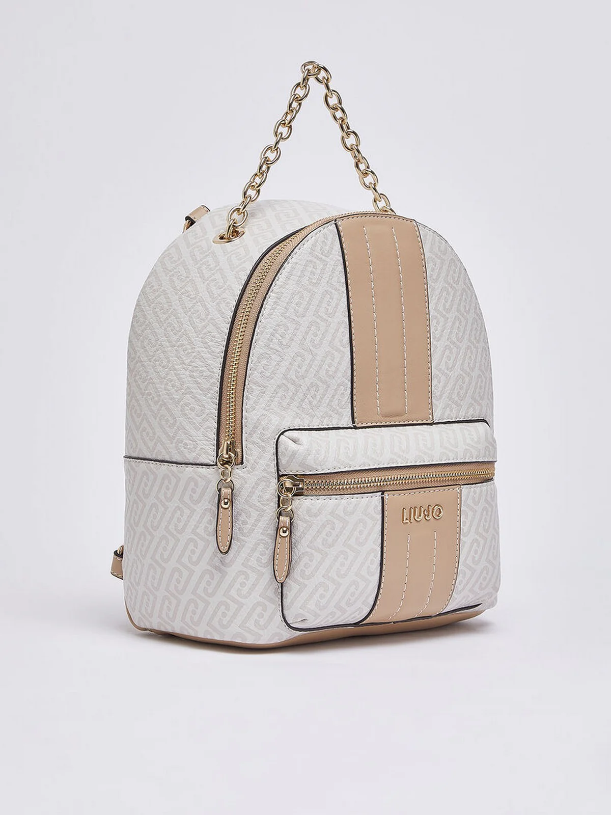 LIU JO ACCESSORIES Zaino Donna  AA6111E1118 C3920 Naturale/dk.cipria - Image 6