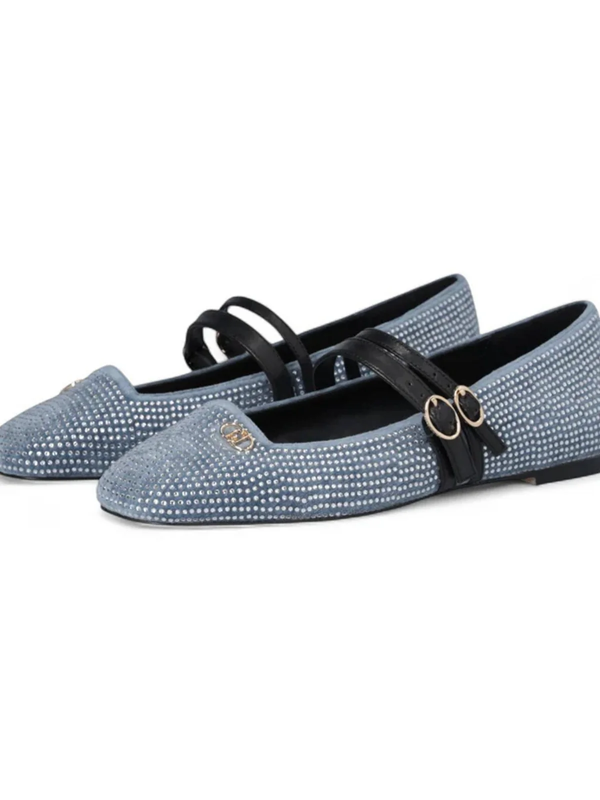 LIU JO Ballerina Donna BRIGITTE 6 SF5113TX365 00737 DENIM - Image 3