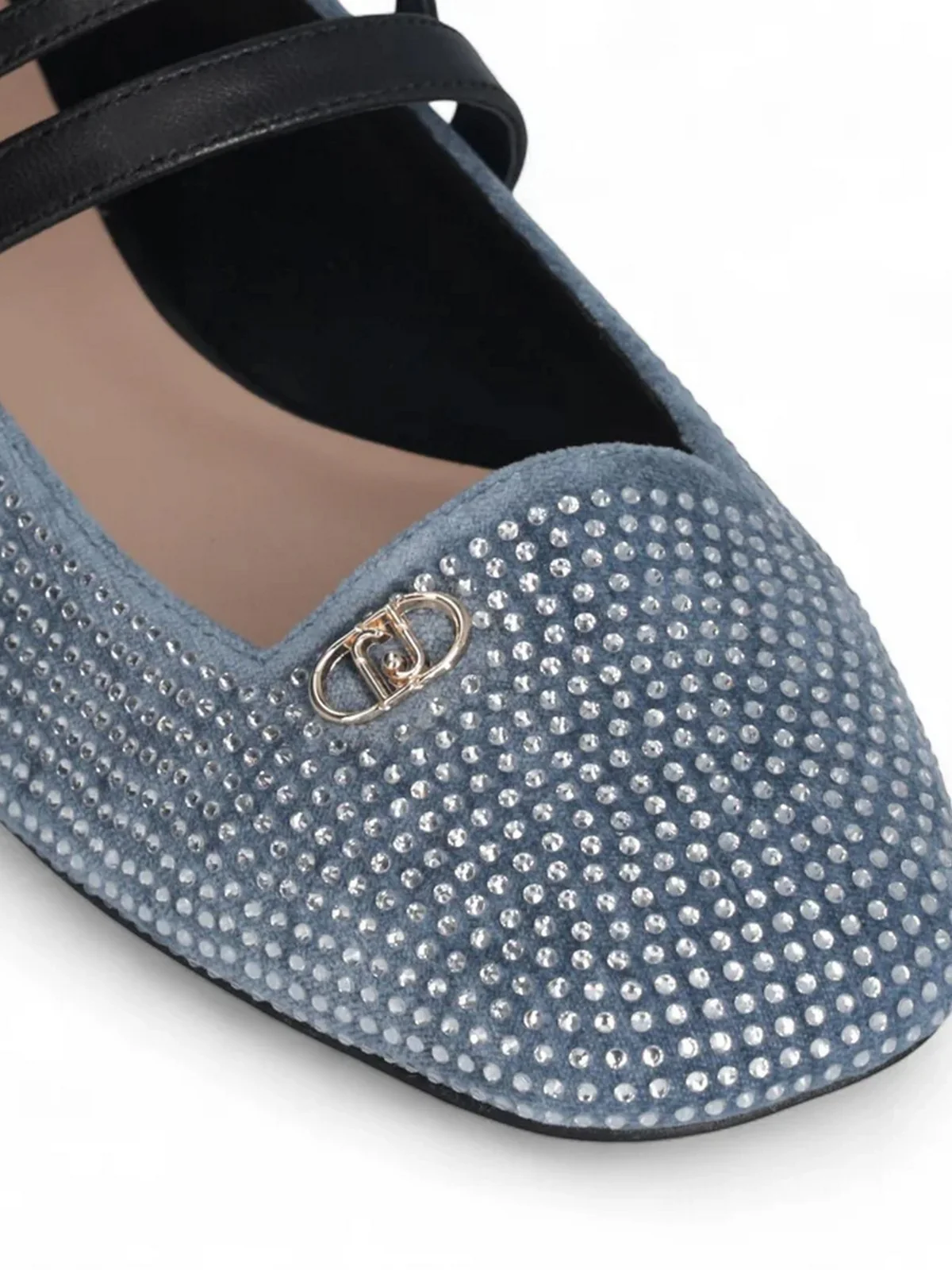 LIU JO Ballerina Donna BRIGITTE 6 SF5113TX365 00737 DENIM - Image 4