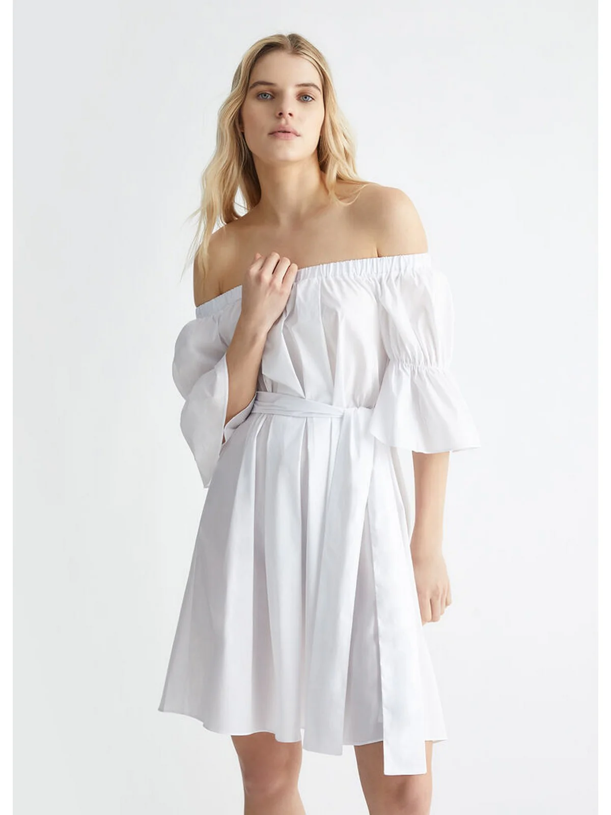 LIU JO BEACHWEAR Abito Donna  VA4096T3330 11110 Bianco - Image 4