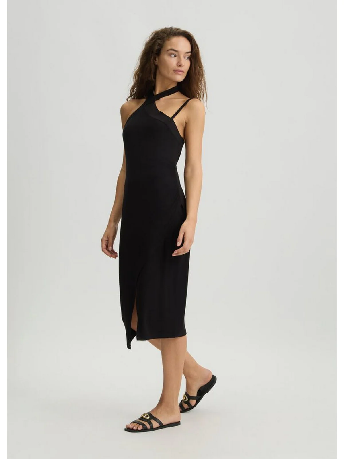 LIU JO BEACHWEAR Abito Donna VA5062JS360 22222 NERO - Image 2