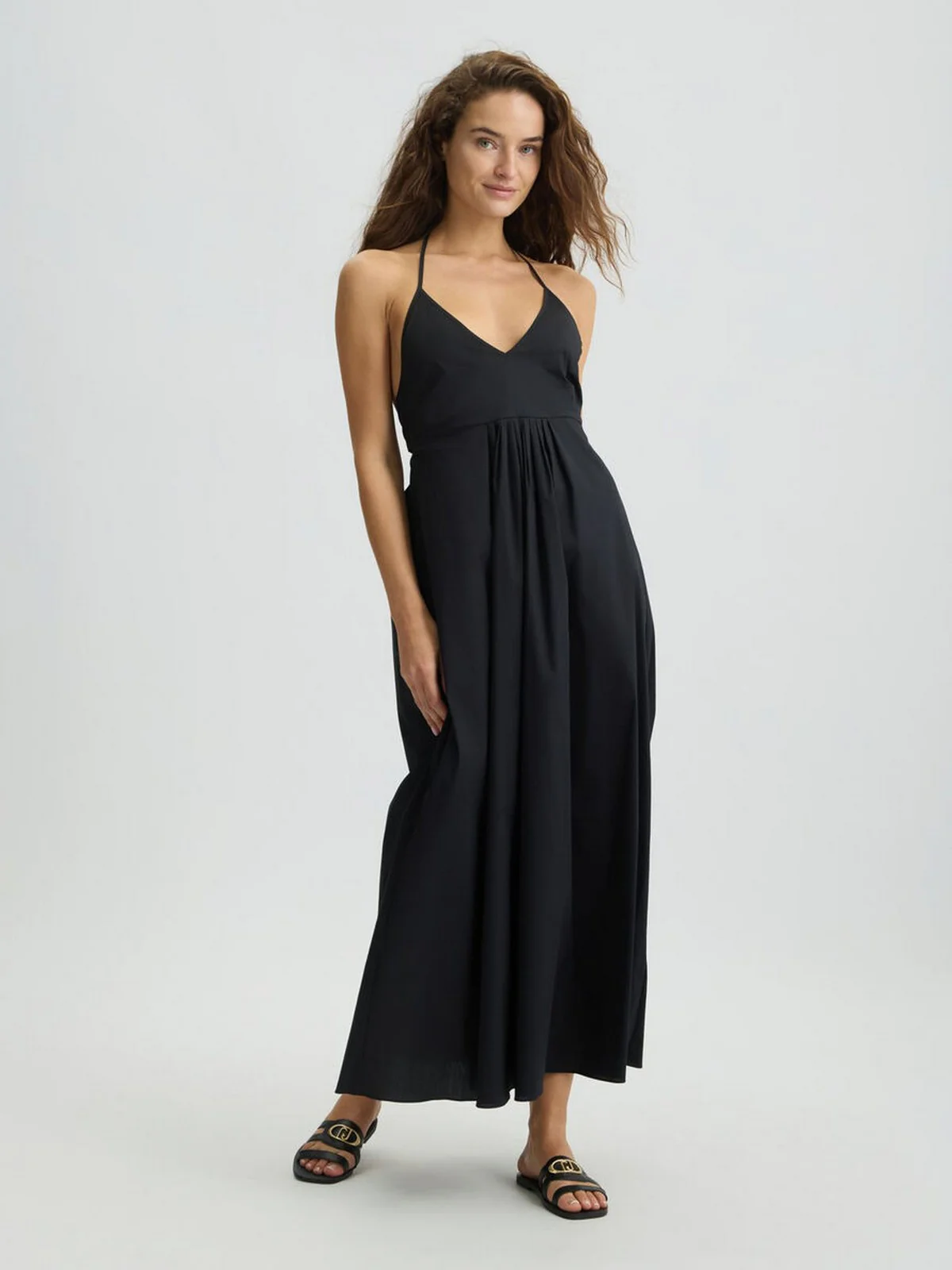 LIU JO BEACHWEAR Abito Donna  VA5069TS330 22222 NERO - Image 7