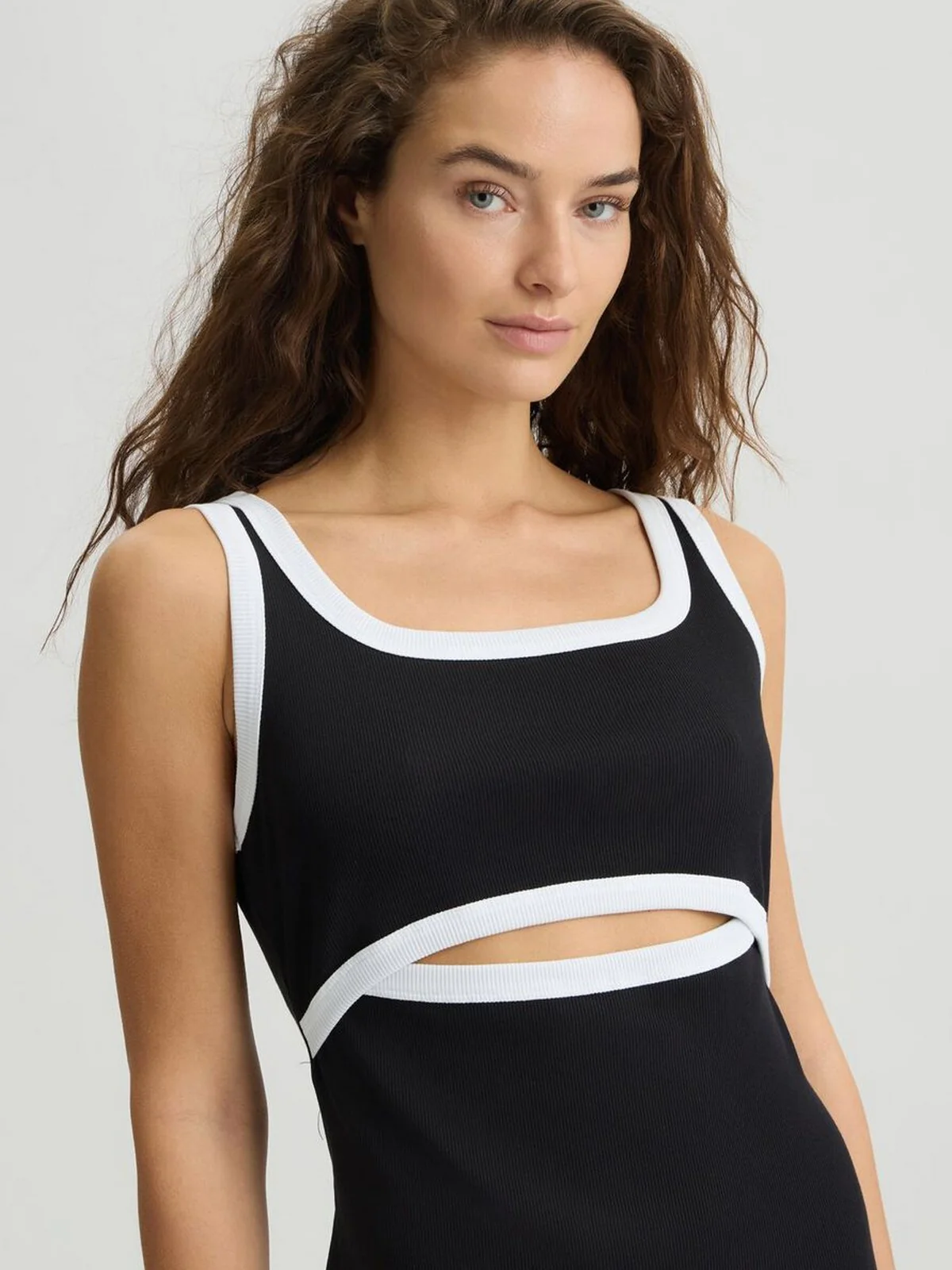 LIU JO BEACHWEAR Abito Donna  VA5180J4822 09096 NERO/BIANCO - Image 4
