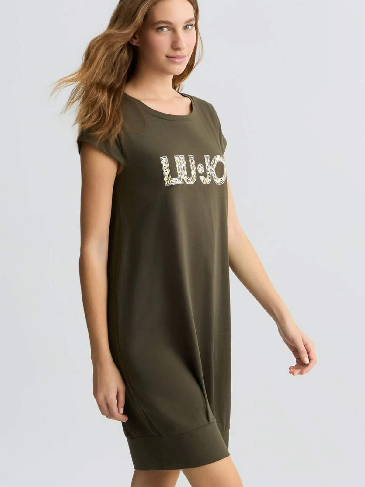 LIU JO BEACHWEAR Abito Donna  VA5194JS003 M9577 Lichene/anim.vert - Image 5