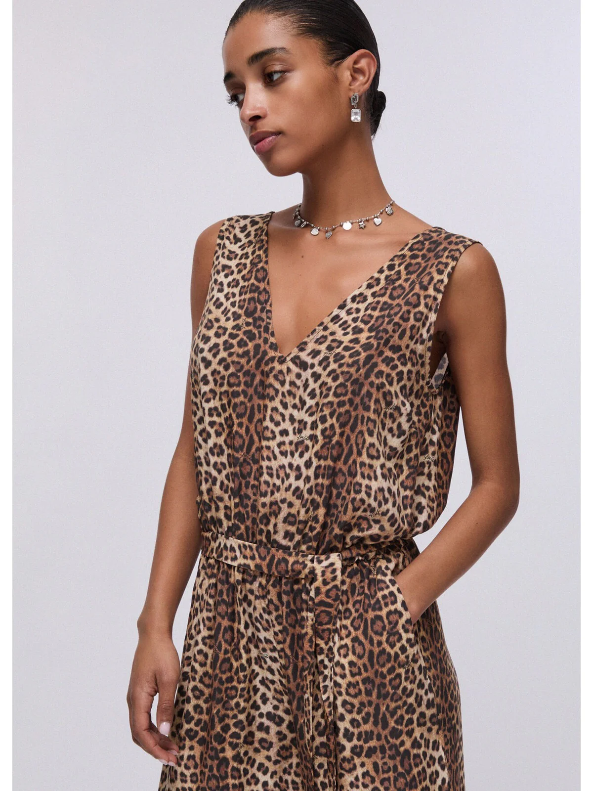 LIU JO BEACHWEAR Abito Donna  VA6050TS123 V9789 ANIMALIER - Image 3
