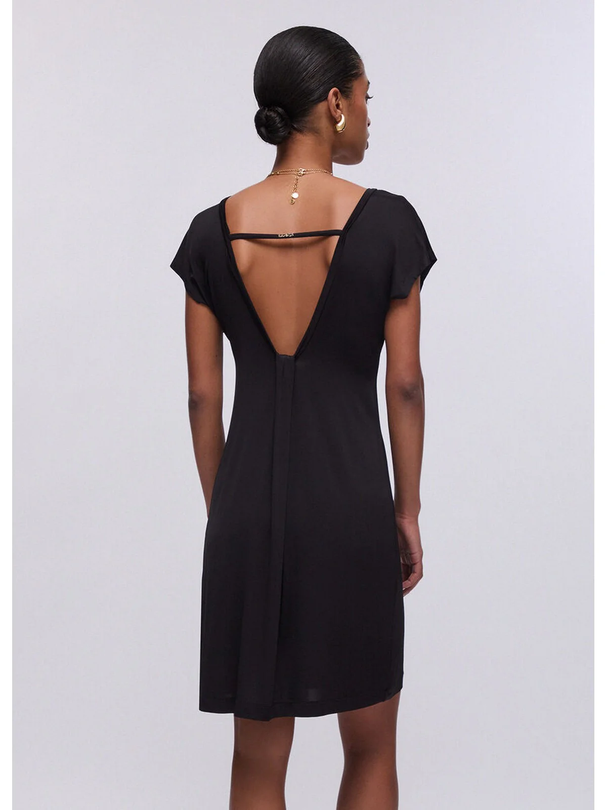 LIU JO BEACHWEAR Abito Donna  VA6159J3888 22222 Nero - Image 5