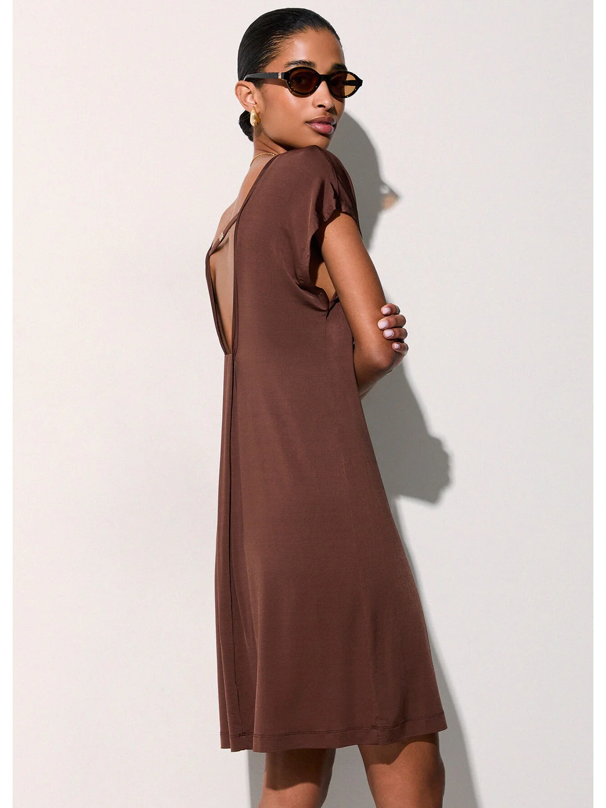 LIU JO BEACHWEAR Abito Donna  VA6159J3888 91118 TERRA - Image 4