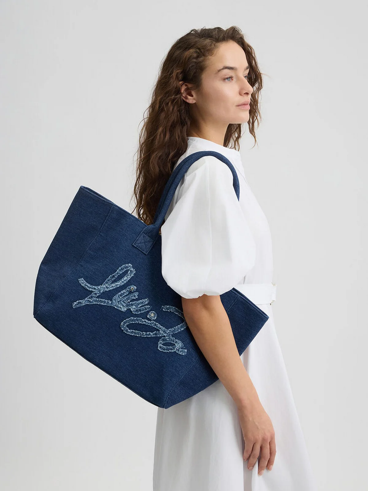 LIU JO BEACHWEAR Borsa Donna  VA5208D0001 00770 BLU DENIM - Image 2
