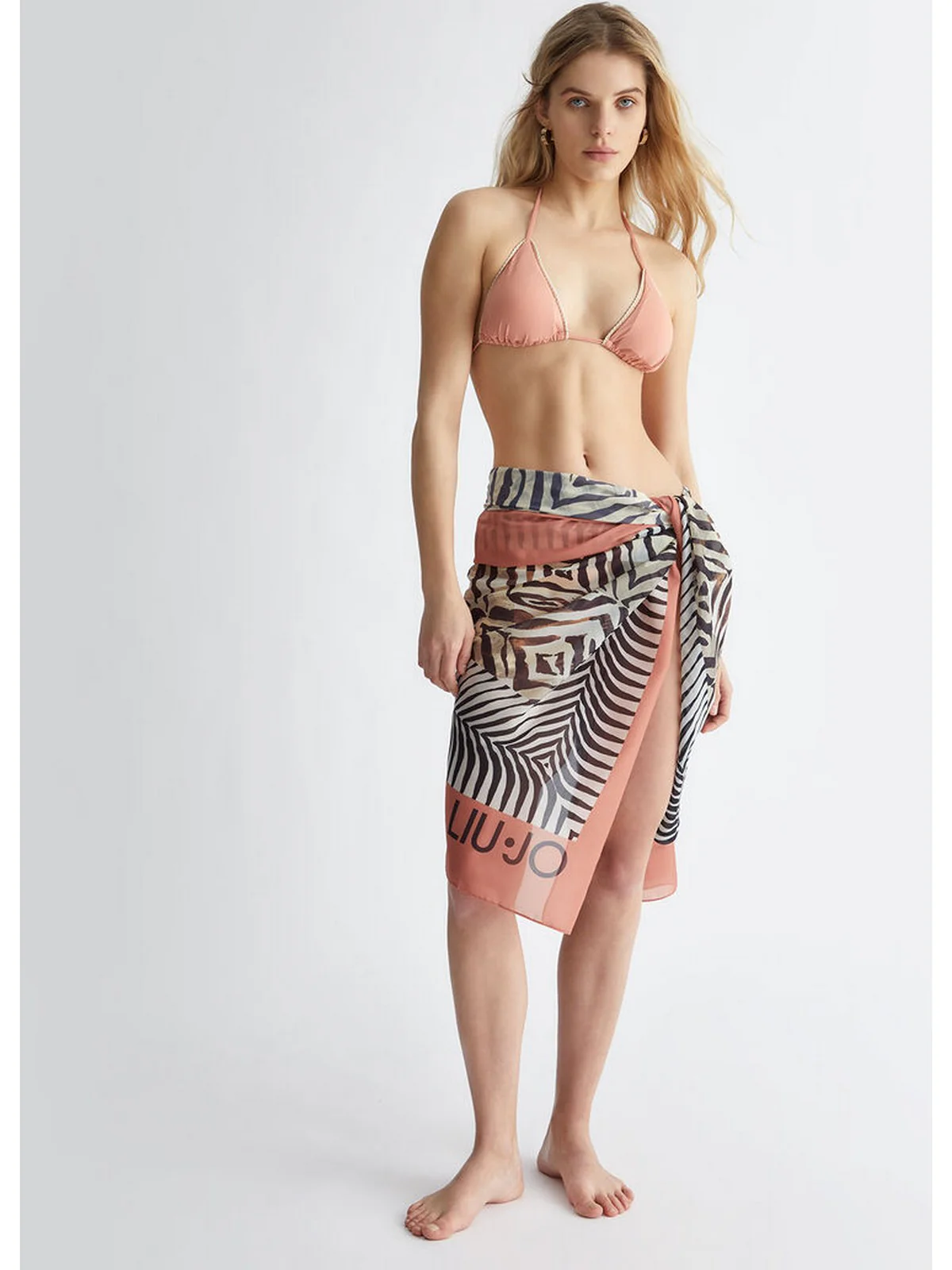 LIU JO BEACHWEAR Copricostume Donna  VA4059T4902 N9076 Rosa - Image 3