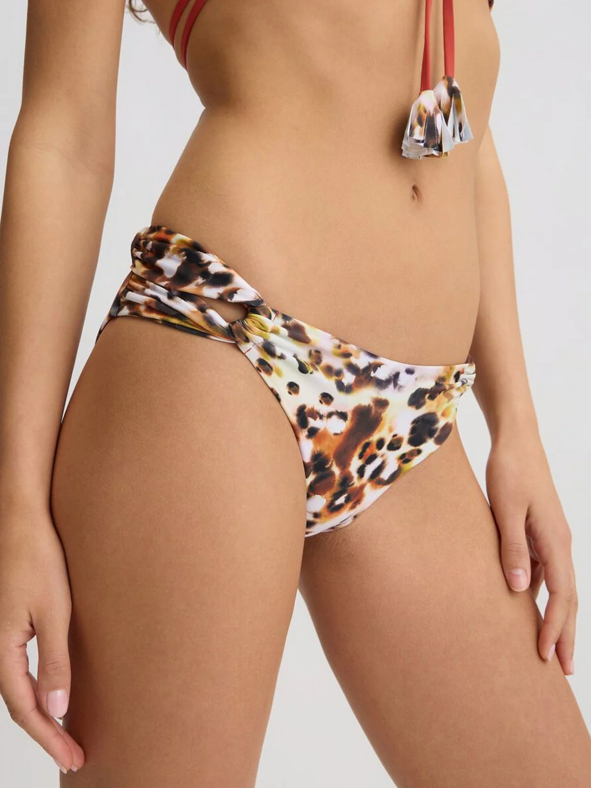 LIU JO BEACHWEAR Costume da bagno Donna  VA5017J6448 M9145 St.animal rouge - Image 4