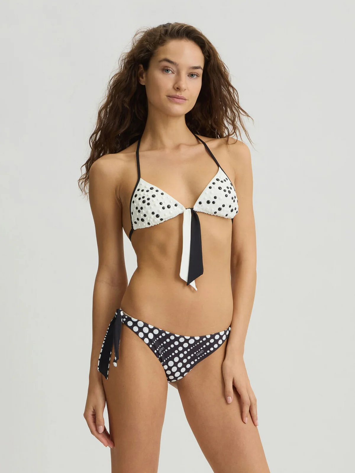 LIU JO BEACHWEAR Costume da bagno Donna  VA5184J6447 07317 BIANCO/NERO - Image 2