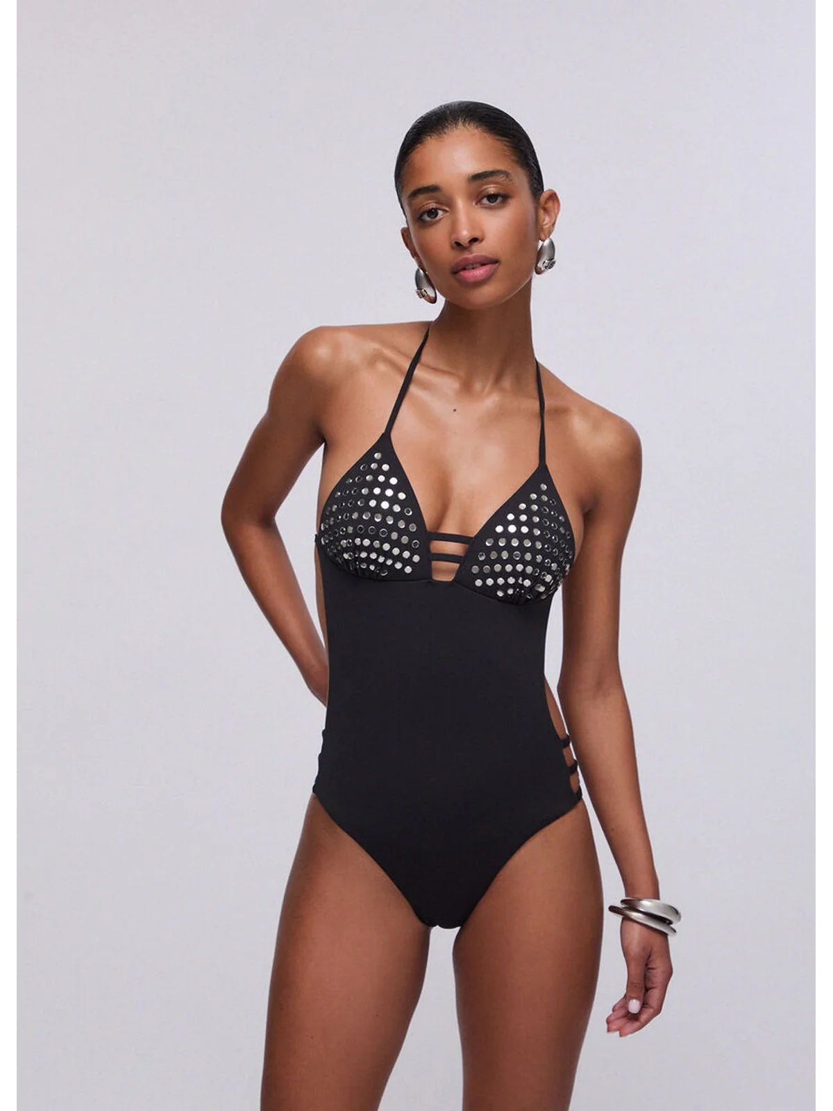 LIU JO BEACHWEAR Costume da bagno Donna  VA6029J6447 22222 Nero - Image 7