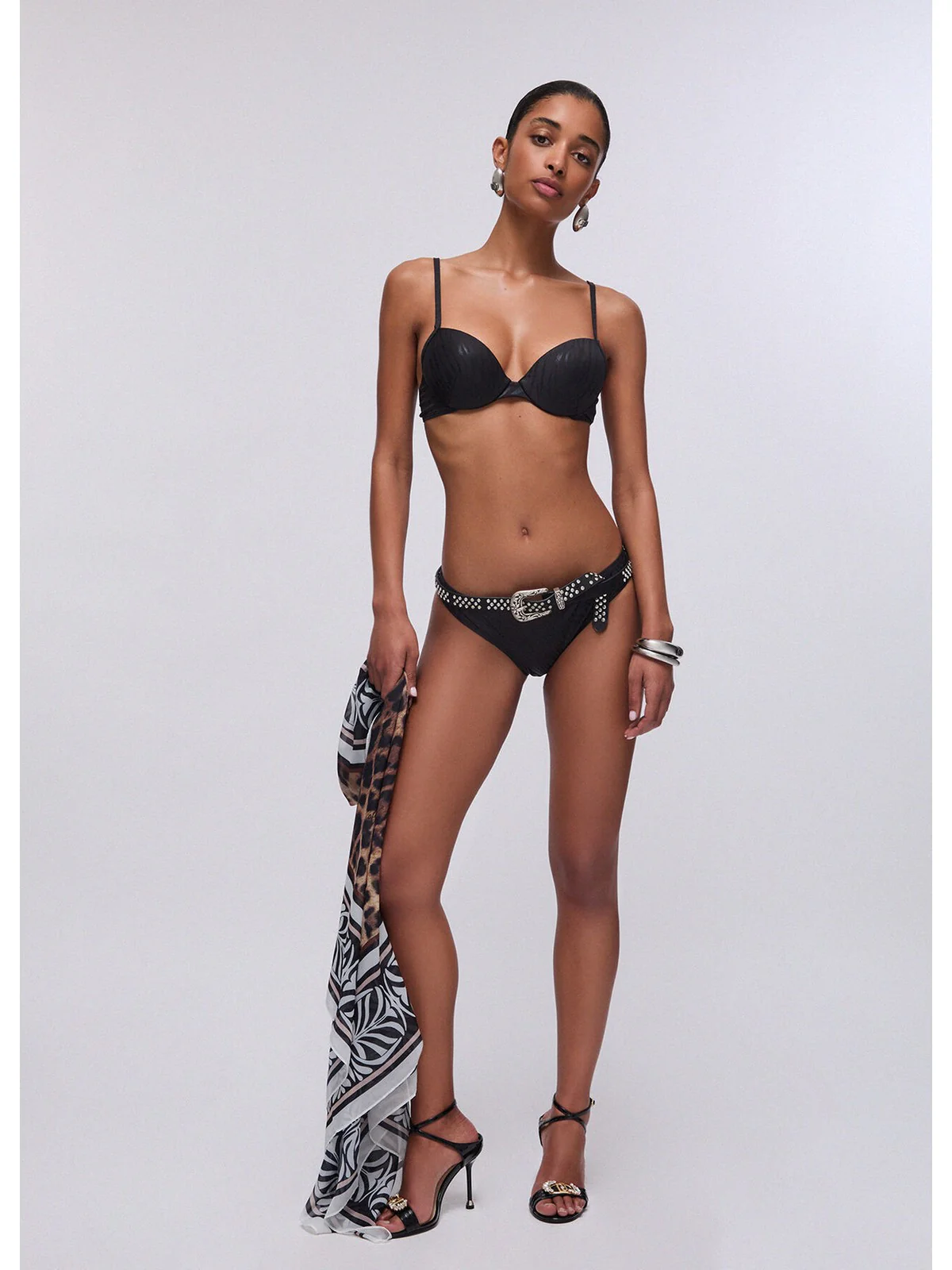 LIU JO BEACHWEAR Costume da bagno Donna  VA6189J3928 S9523 Nero foil zebra - Image 2