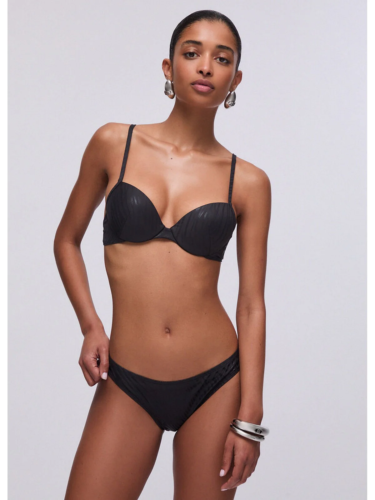LIU JO BEACHWEAR Costume da bagno Donna  VA6189J3928 S9523 Nero foil zebra - Image 7