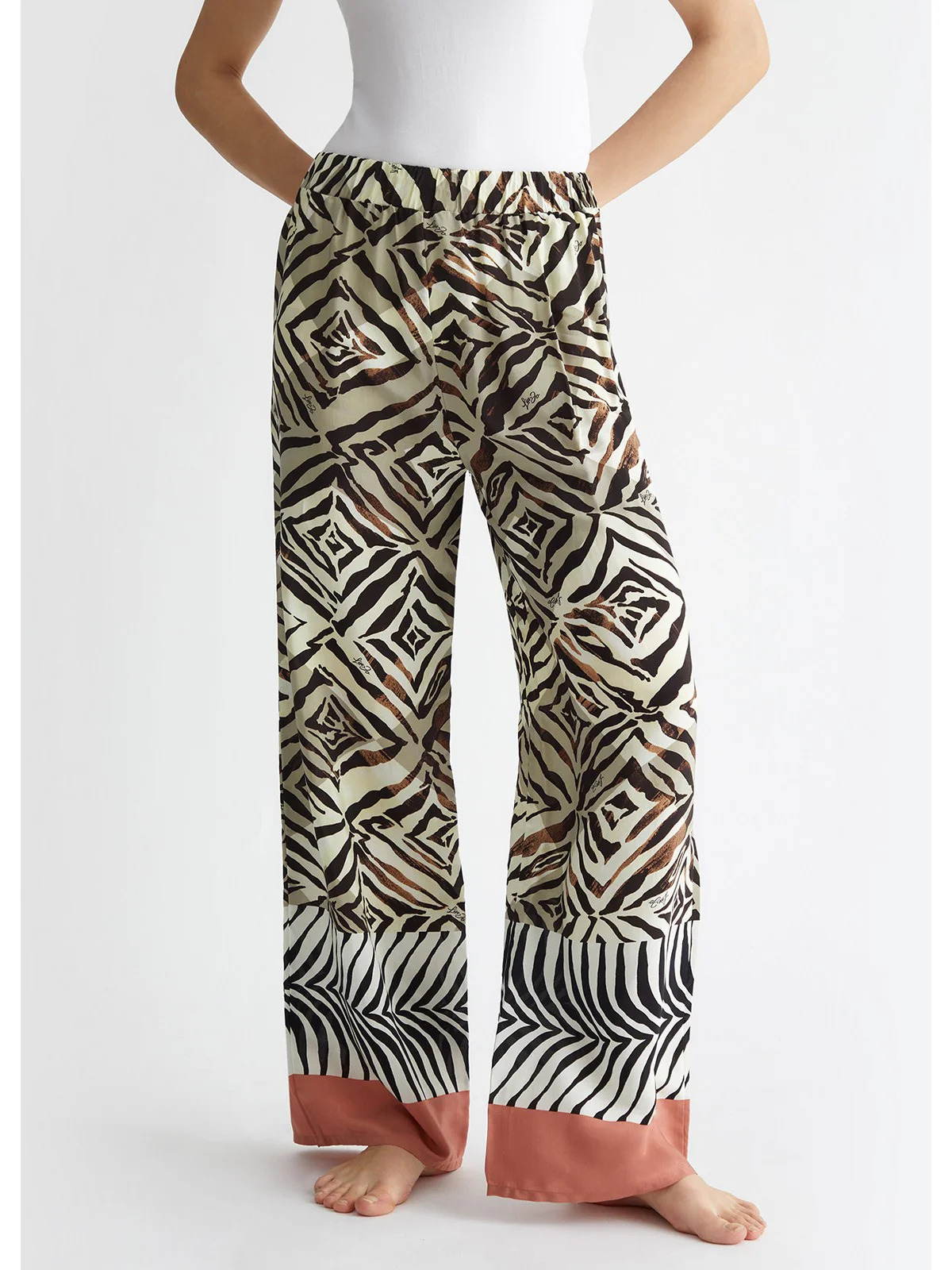 LIU JO BEACHWEAR Pantalone Donna VA4063TS056 N9076 Marrone - Image 2