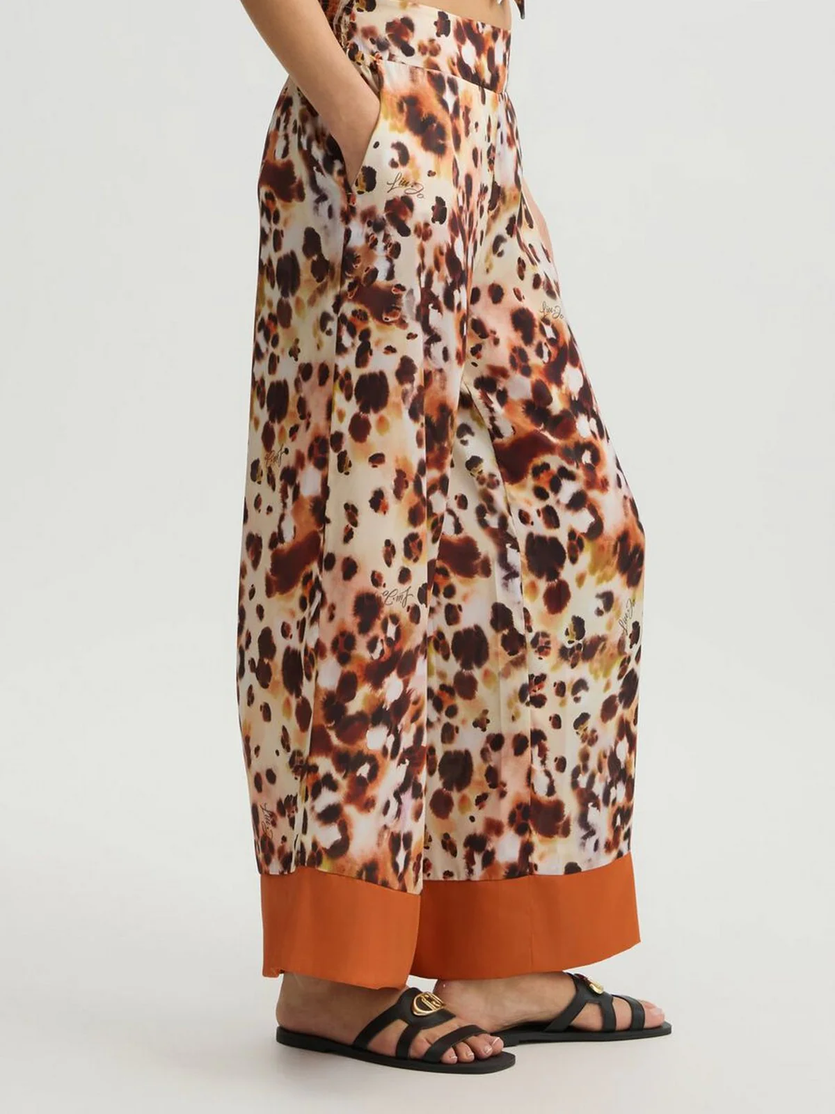 LIU JO BEACHWEAR Pantalone Donna  VA5143TS806 M9145 St.animal rouge - Image 5