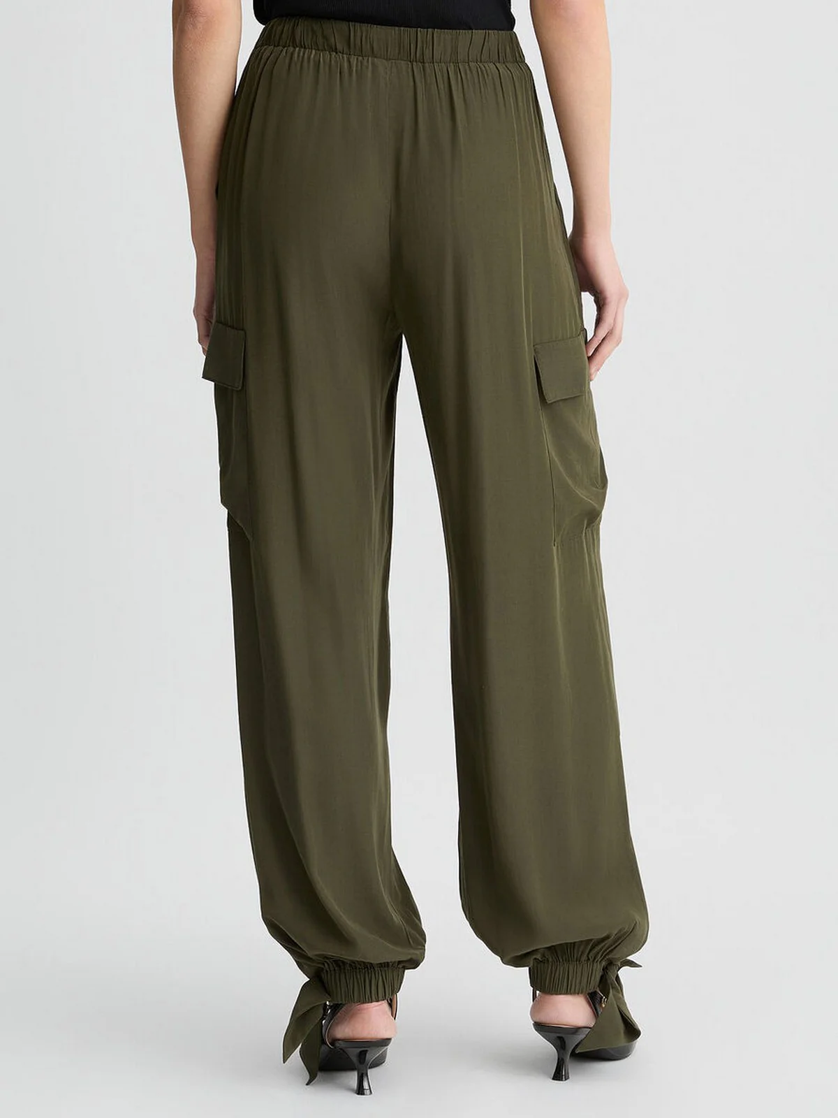 LIU JO BEACHWEAR Pantalone Donna  VA5165T2920 90414 LICHENE - Image 3