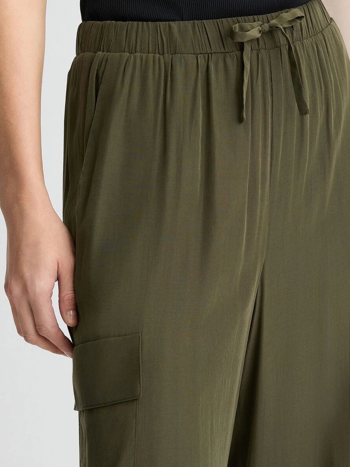 LIU JO BEACHWEAR Pantalone Donna  VA5165T2920 90414 LICHENE - Image 4