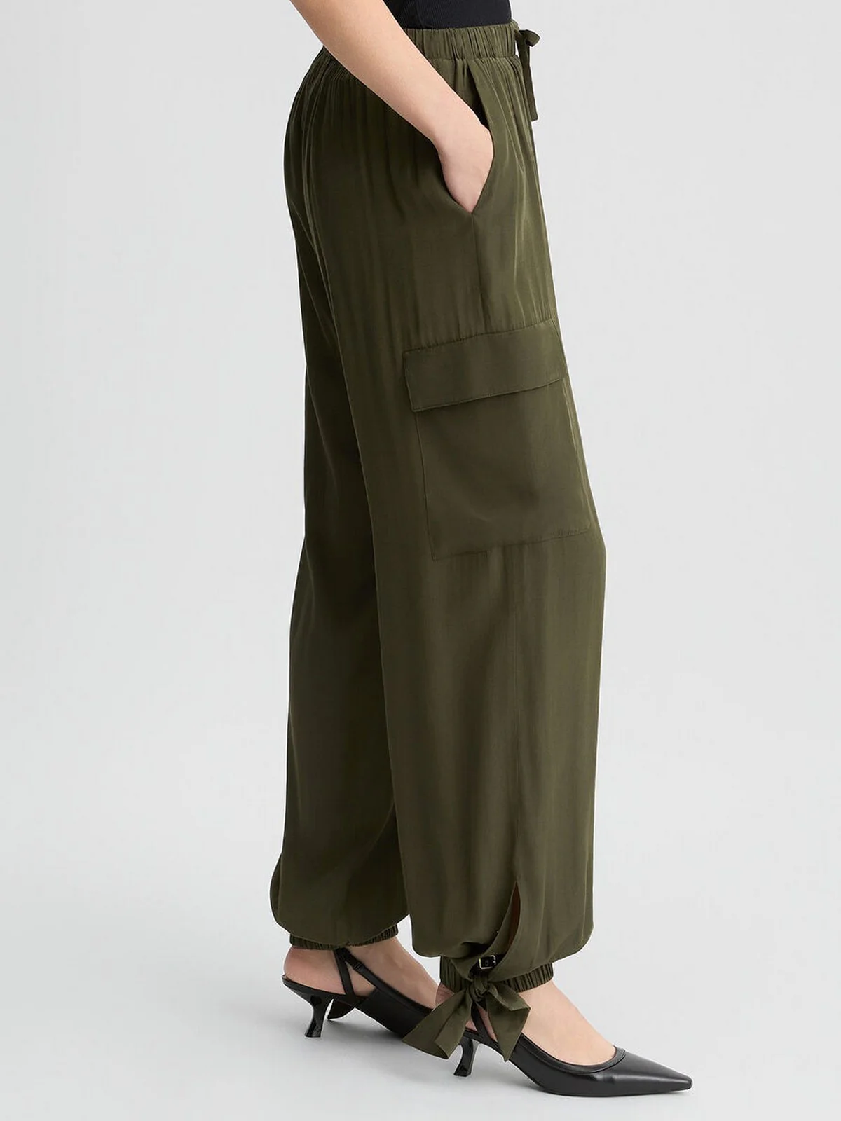 LIU JO BEACHWEAR Pantalone Donna  VA5165T2920 90414 LICHENE - Image 5