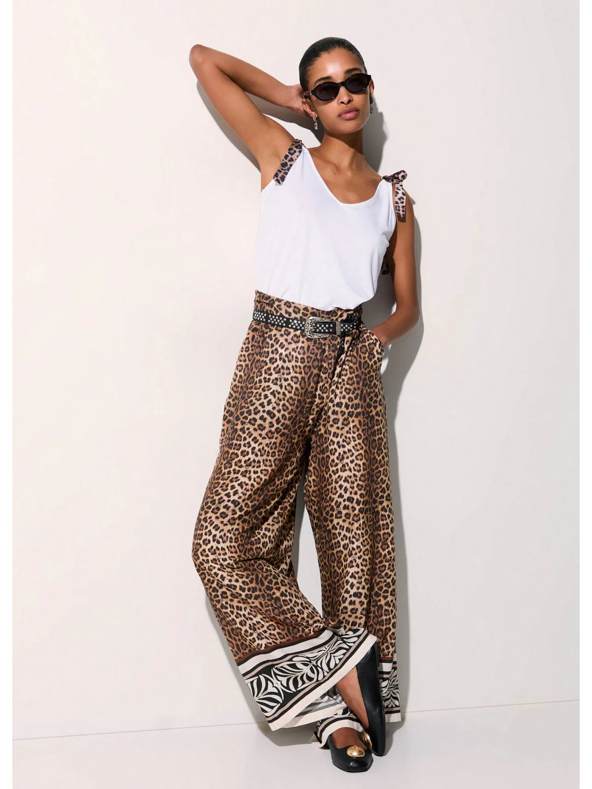 LIU JO BEACHWEAR Pantalone Donna  VA6052TS123 V9789 ANIMALIER - Image 5