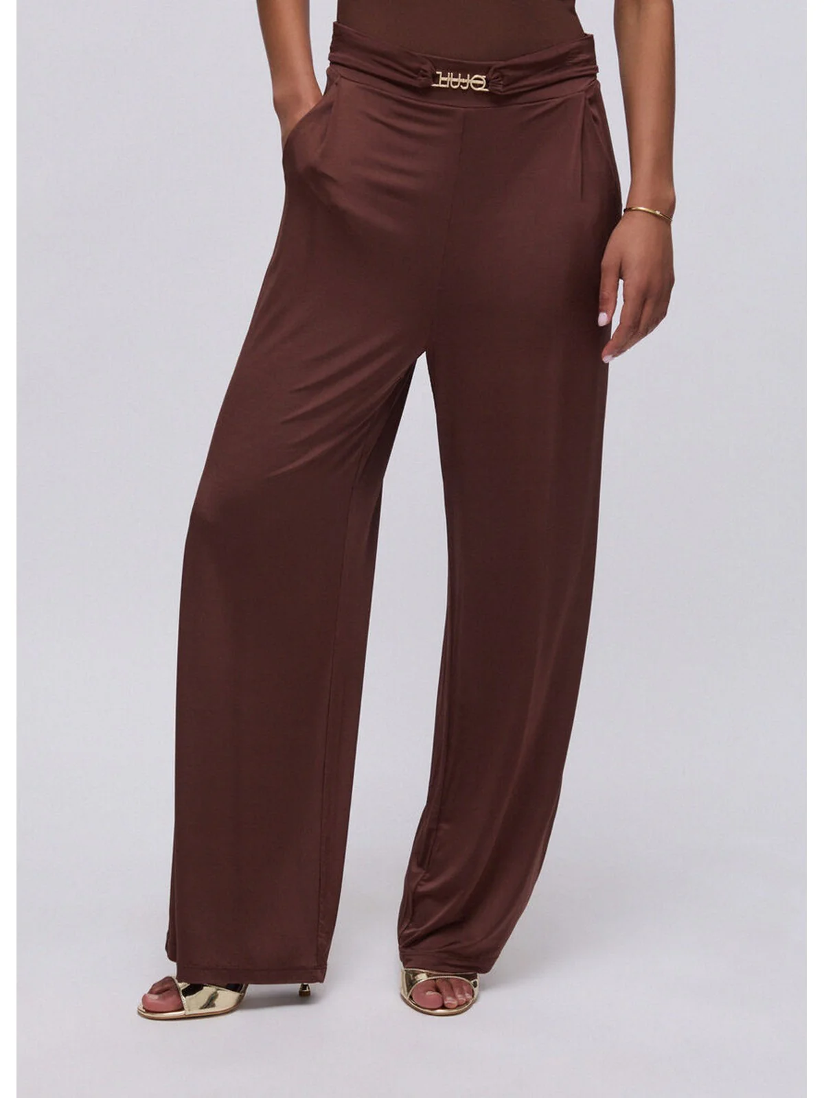 LIU JO BEACHWEAR Pantalone Donna  VA6157J3888 91118 TERRA - Image 7