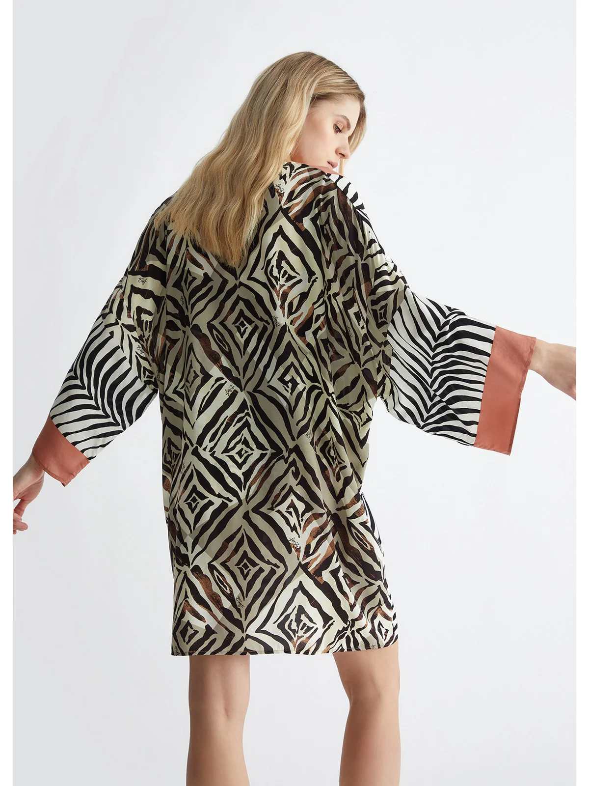 LIU JO BEACHWEAR Pareo Donna  VA4062TS056 N9076 Marrone - Image 3