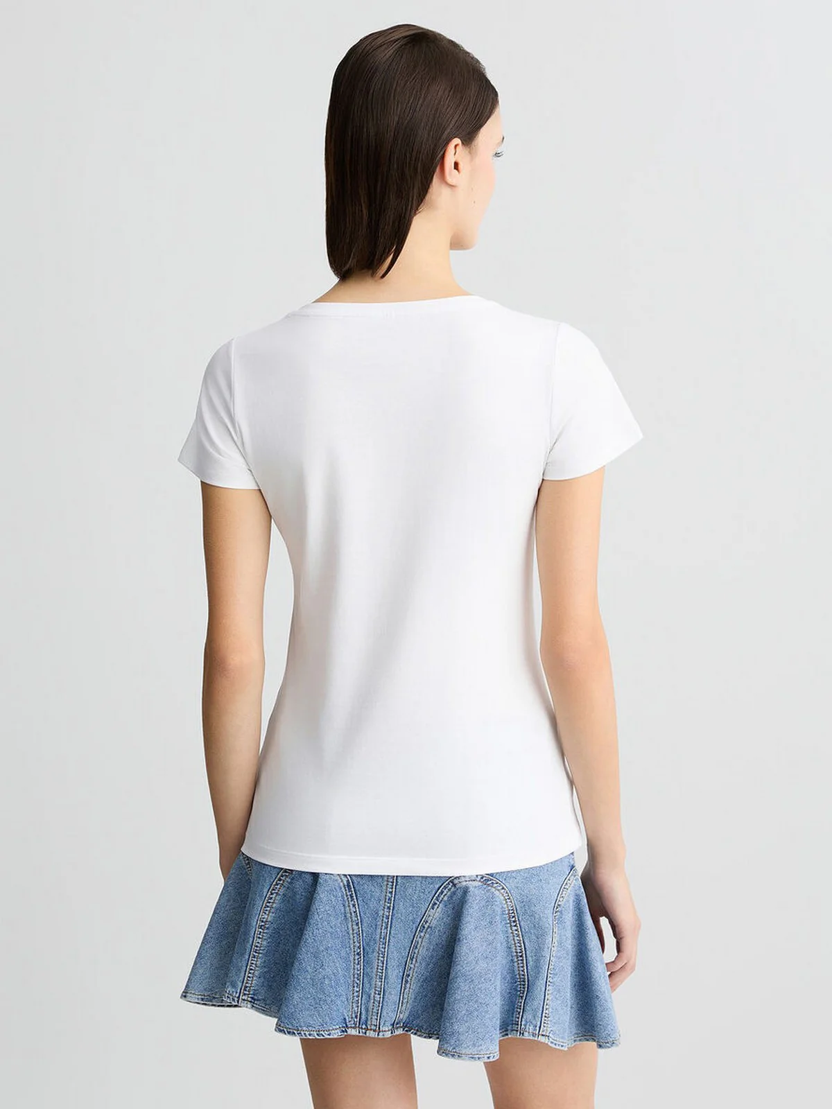 LIU JO BEACHWEAR T-shirt Donna  VA5154JS003 M9664 Bianco/animal rouge - Image 3