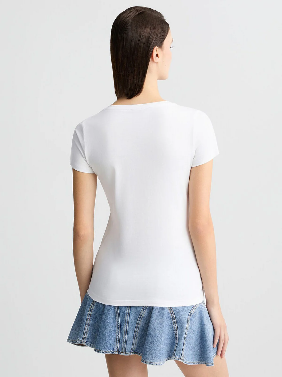 LIU JO BEACHWEAR T-shirt Donna  VA5154JS003 Q9136 Bianco/flowers - Image 3