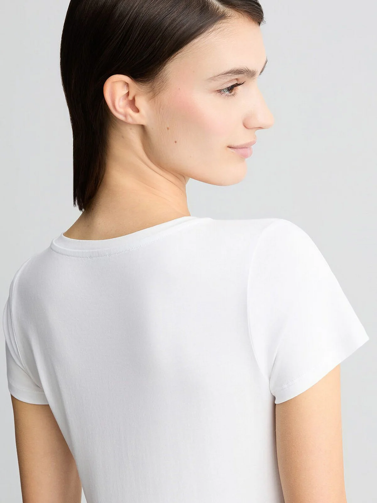 LIU JO BEACHWEAR T-shirt Donna  VA5154JS003 Q9136 Bianco/flowers - Image 6