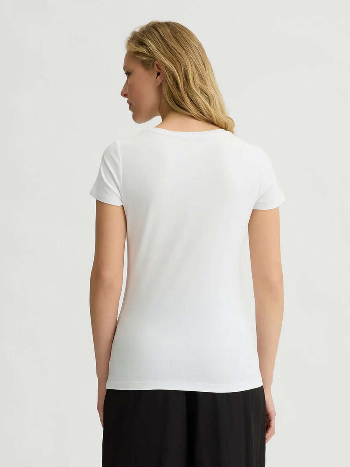 LIU JO BEACHWEAR T-shirt Donna  VA5156JS360 M9204 Bianco/pearl - Image 3