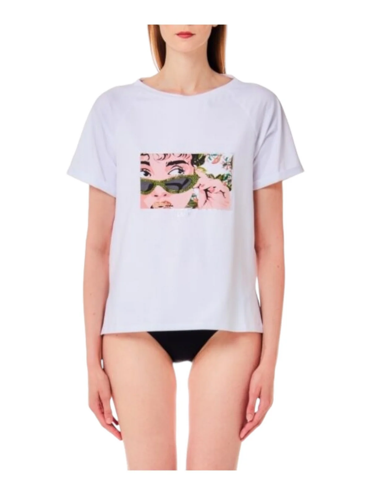 LIU JO BEACHWEAR T-Shirt e Polo Donna  VA4104JS003 N9250 Bianco - Image 2