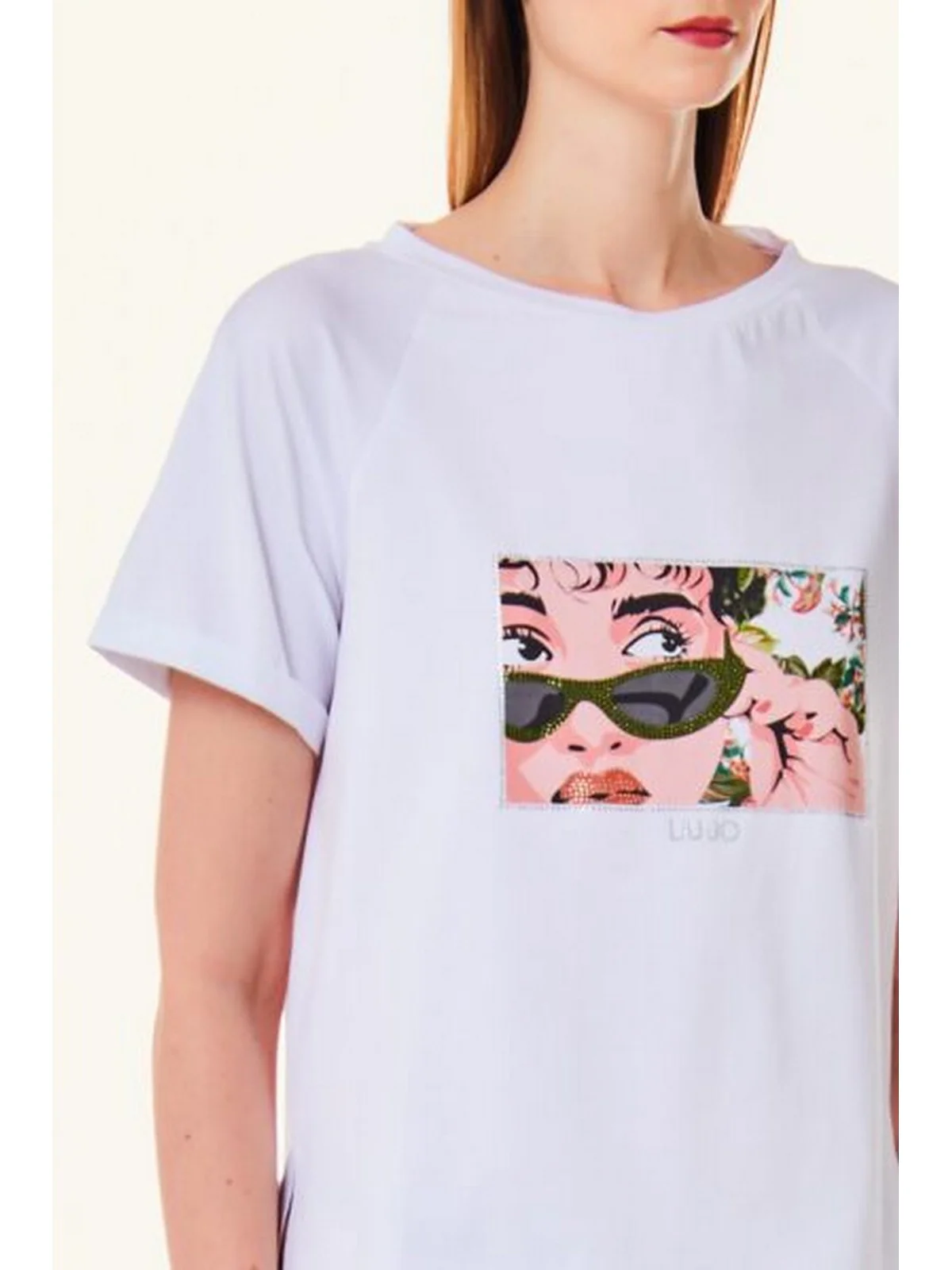 LIU JO BEACHWEAR T-Shirt e Polo Donna  VA4104JS003 N9250 Bianco - Image 3