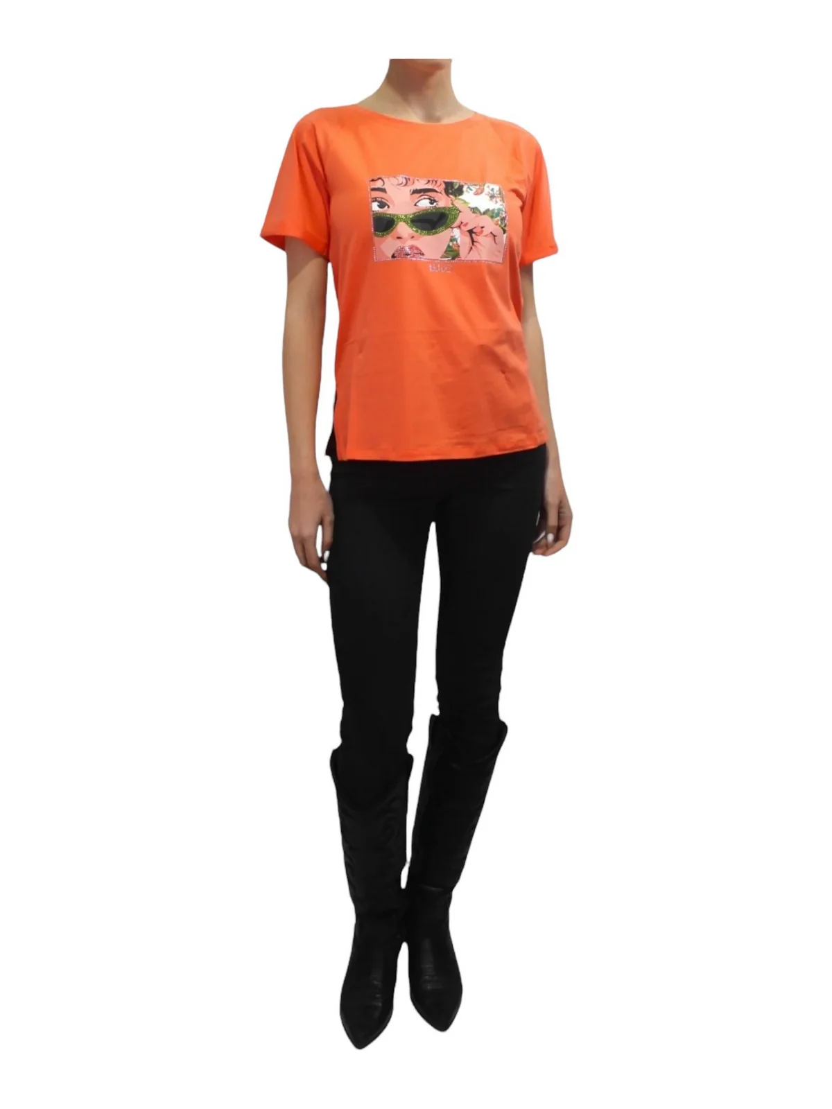 LIU JO BEACHWEAR T-Shirt e Polo Donna  VA4104JS003 N9251 Rosso - Image 4