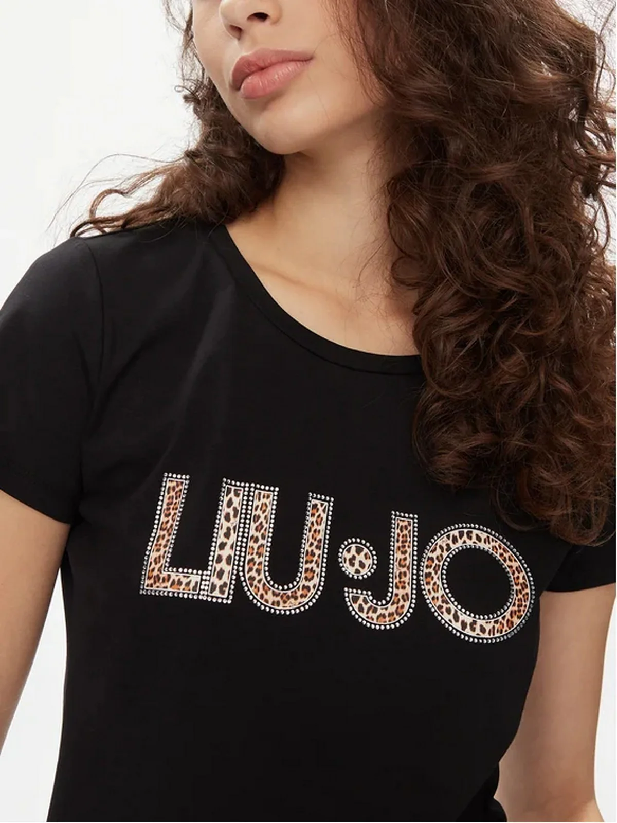 LIU JO BEACHWEAR T-Shirt e Polo Donna  VA4105JS003 09T52 Nero - Image 4