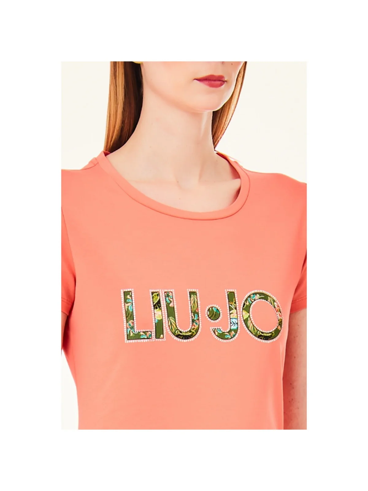 LIU JO BEACHWEAR T-Shirt e Polo Donna  VA4105JS003 N9260 Rosso - Image 2