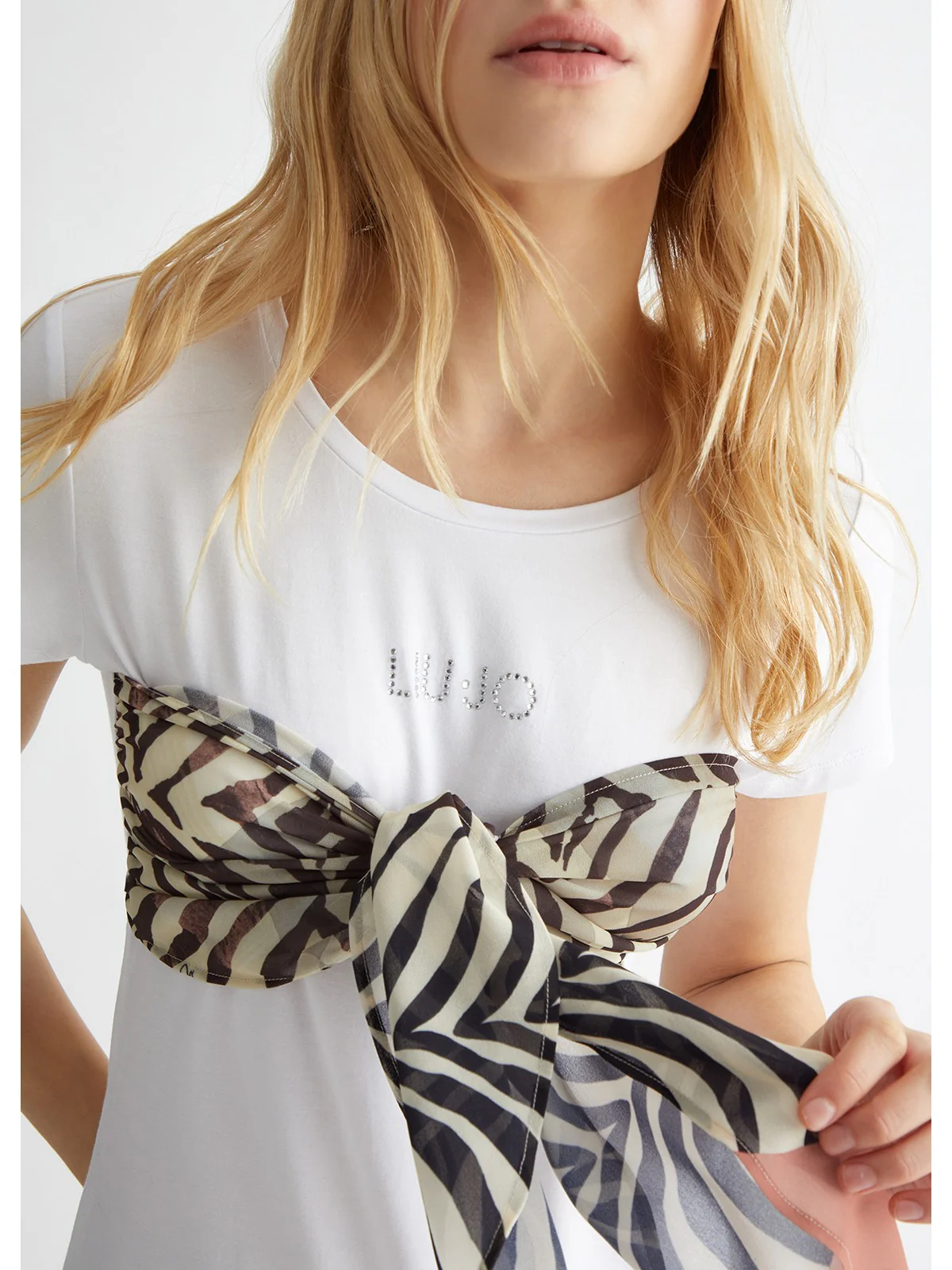 LIU JO BEACHWEAR T-Shirt e Polo Donna  VA4109JS360 N9233 Bianco - Image 4
