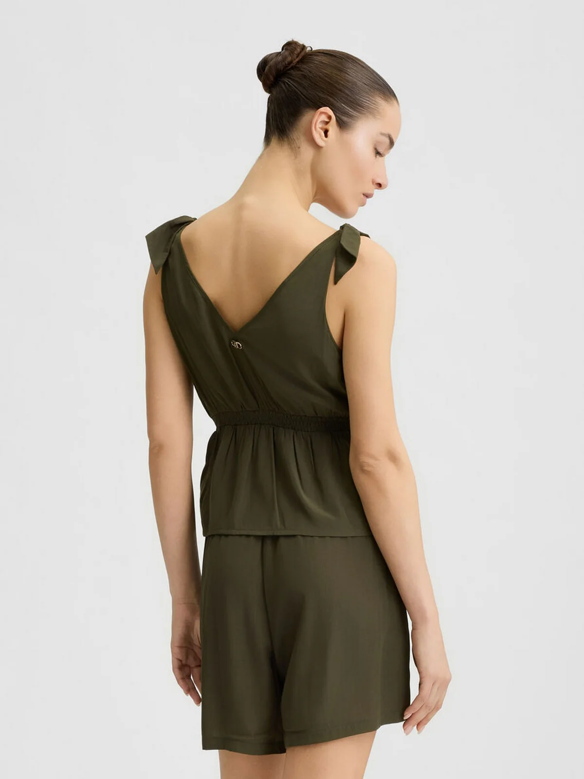 LIU JO BEACHWEAR Top Donna  VA5050T2920 90414 LICHENE - Image 3