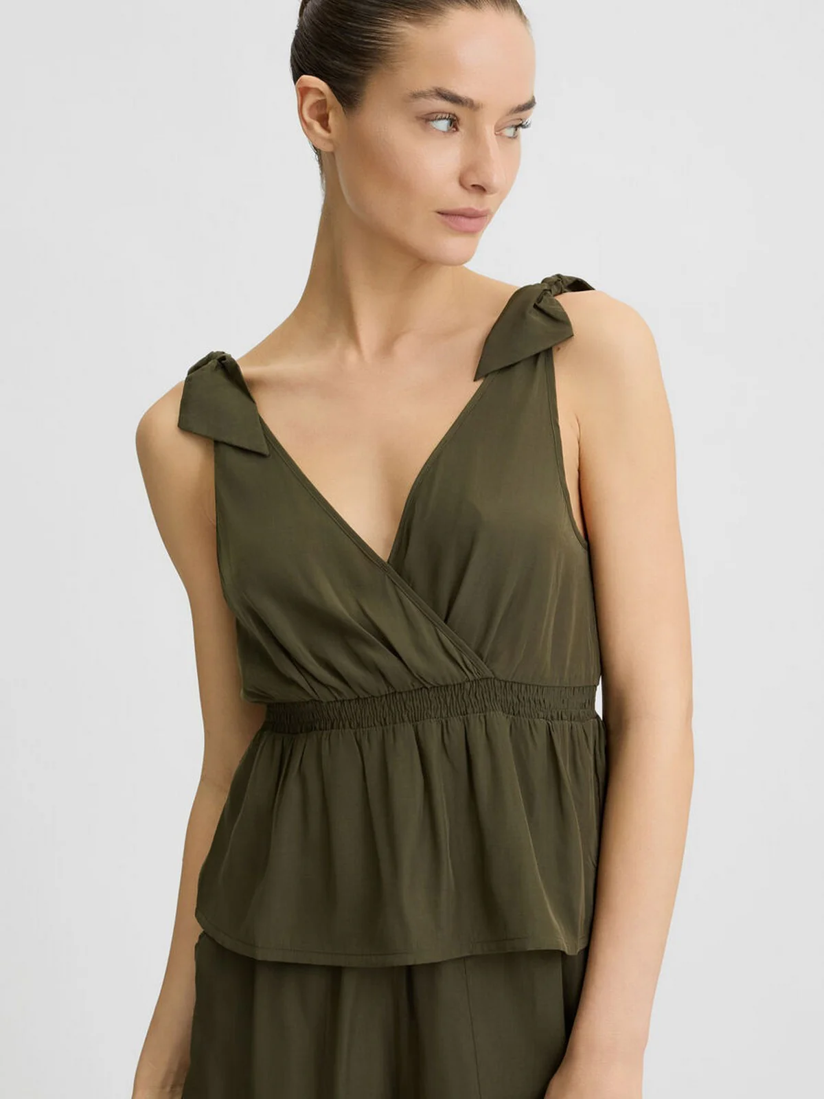 LIU JO BEACHWEAR Top Donna  VA5050T2920 90414 LICHENE - Image 4