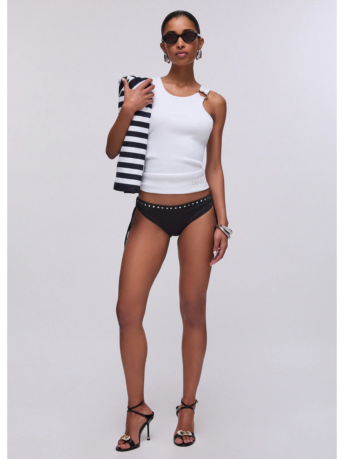 LIU JO BEACHWEAR Top Donna  VA6122J4822 11110 Bianco - Image 2