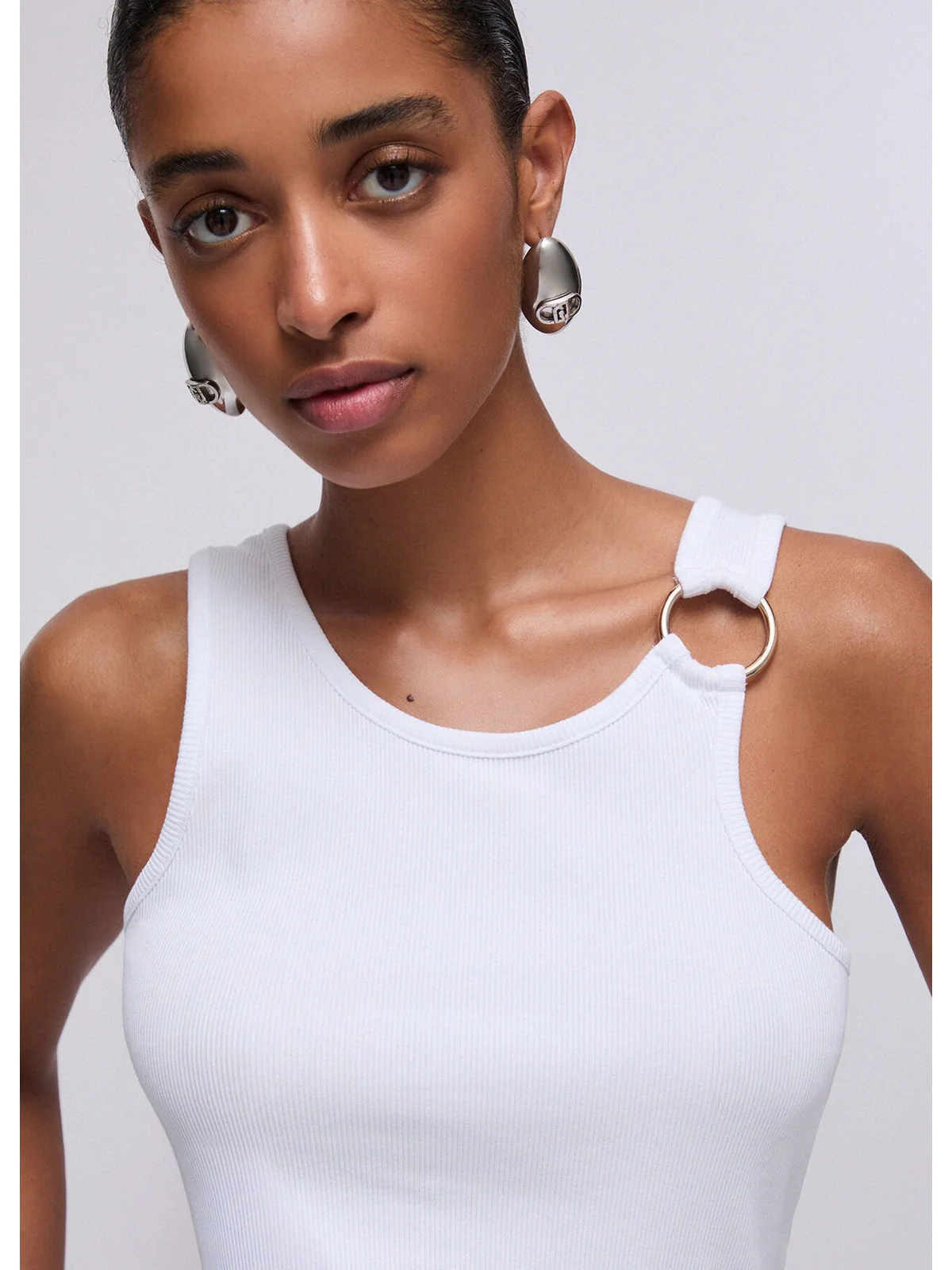 LIU JO BEACHWEAR Top Donna  VA6122J4822 11110 Bianco - Image 3
