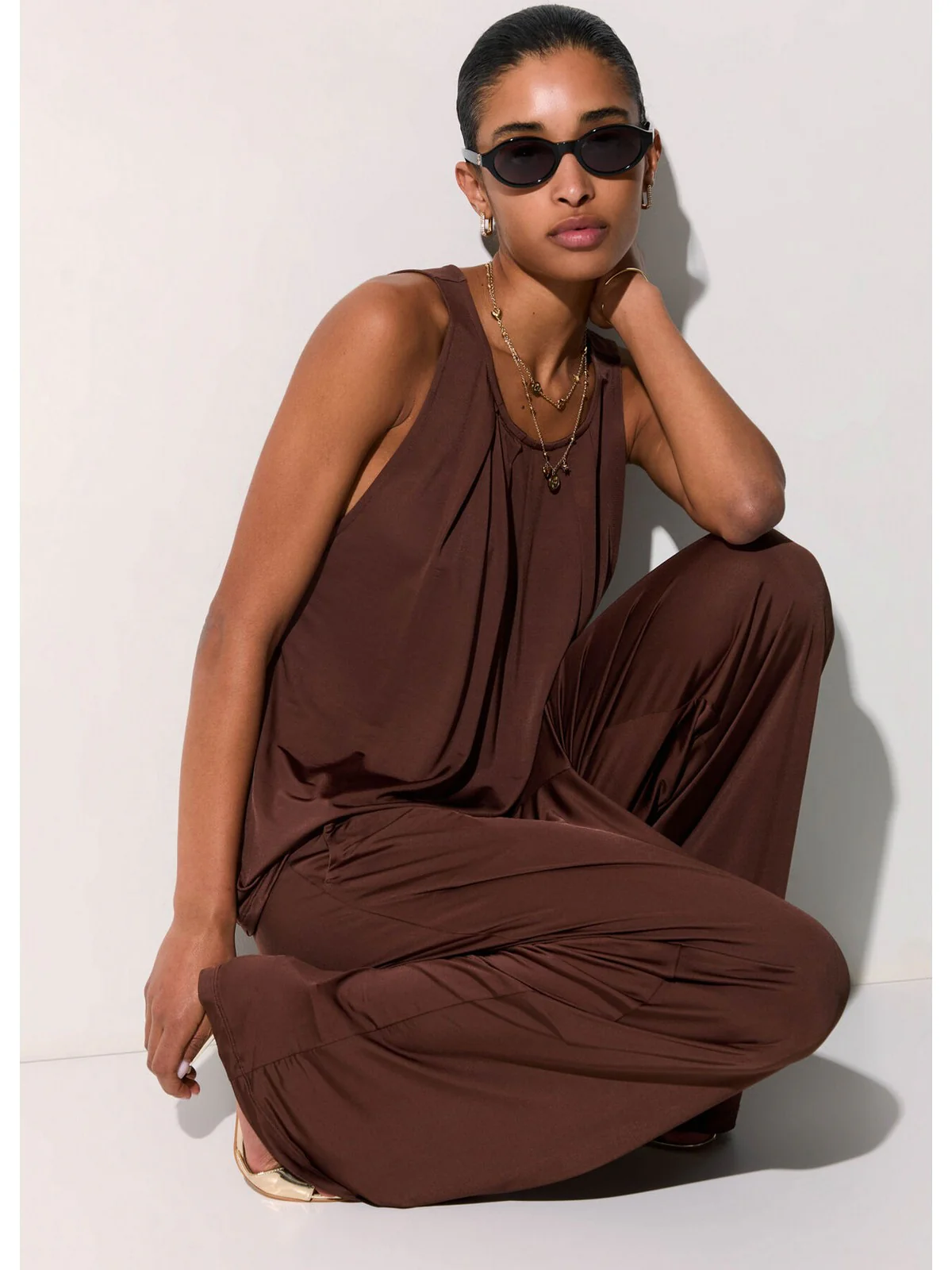 LIU JO BEACHWEAR Top Donna  VA6158J3888 91118 TERRA - Image 4