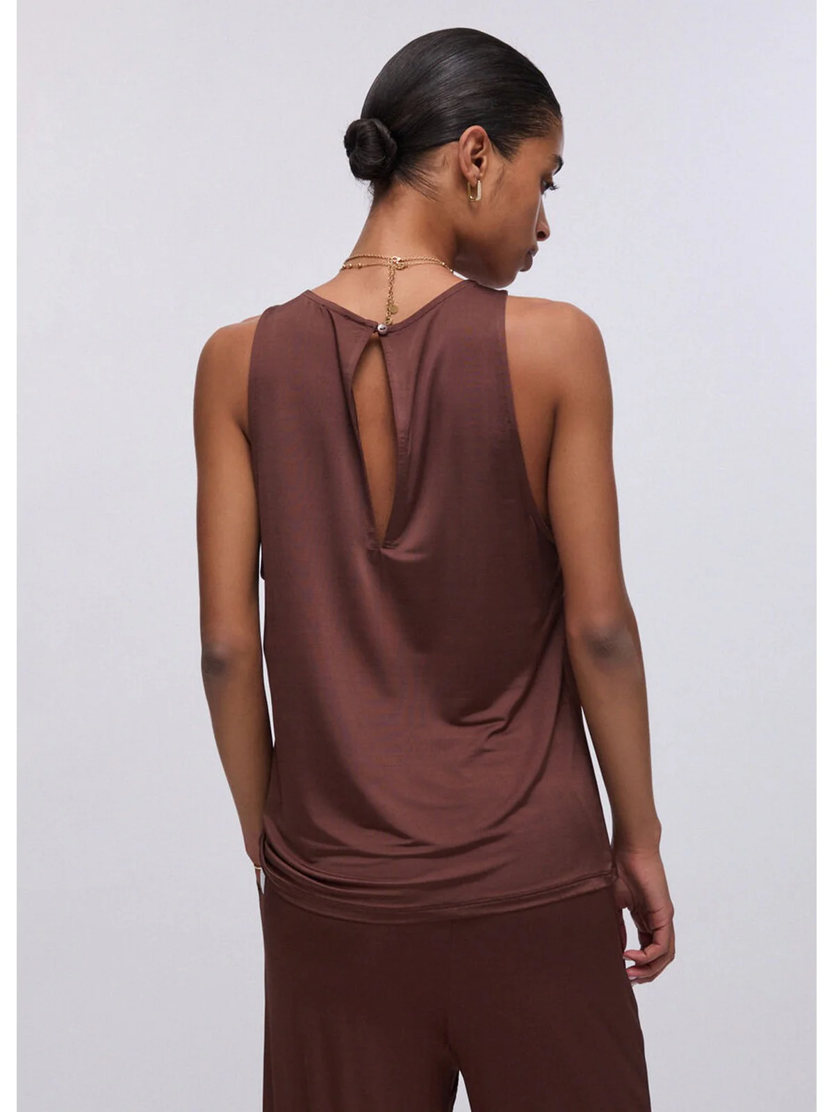 LIU JO BEACHWEAR Top Donna  VA6158J3888 91118 TERRA - Image 6