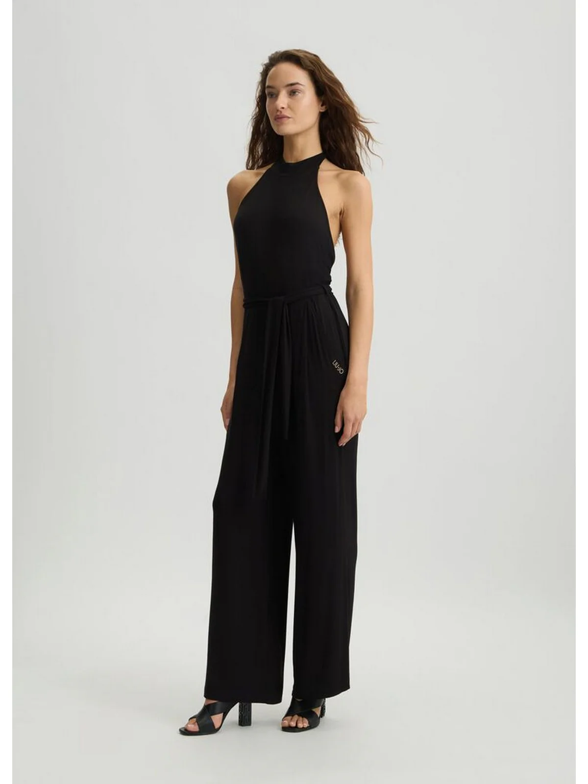 LIU JO BEACHWEAR Tuta Donna  VA5033JS360 22222 NERO - Image 3