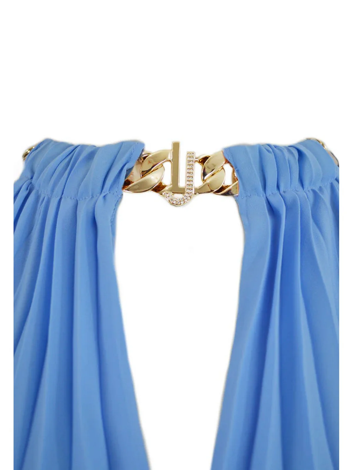 LIU JO BLACK Abito Donna  CA4216TS055 X0547 Blu - Image 3
